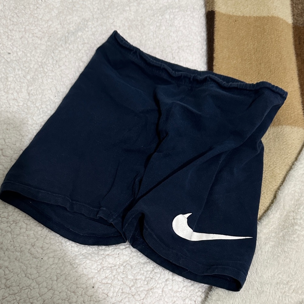 Nike Women's Dark Blue Athletic Shorts